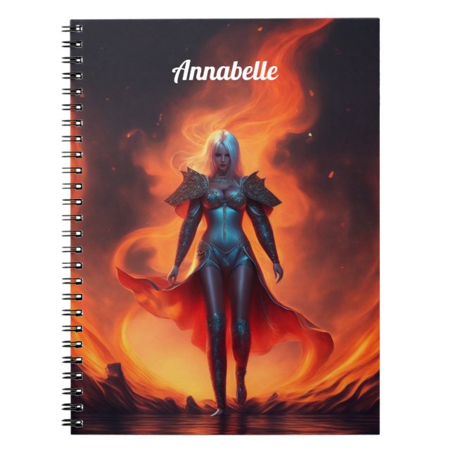 HELL AND BACK Spiral Notebook customizable (Front)