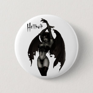 Hell Bait 2 Inch Round Button