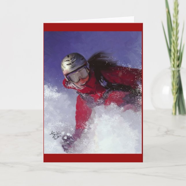 Hell Bent for Powder Card (Front)