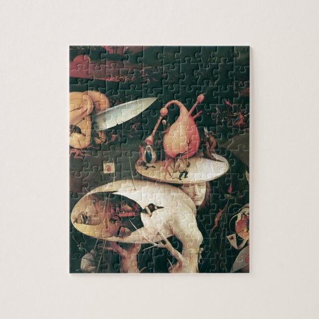 hell by hieronymus bosch jigsaw puzzle (Vertical)