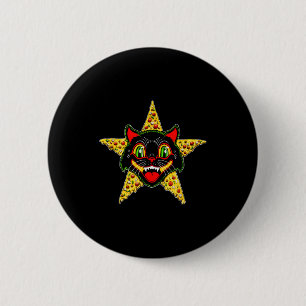 Hell Cat Zza Vintage New  2 Inch Round Button