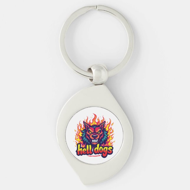 Hell Dogs Keychain (Front)