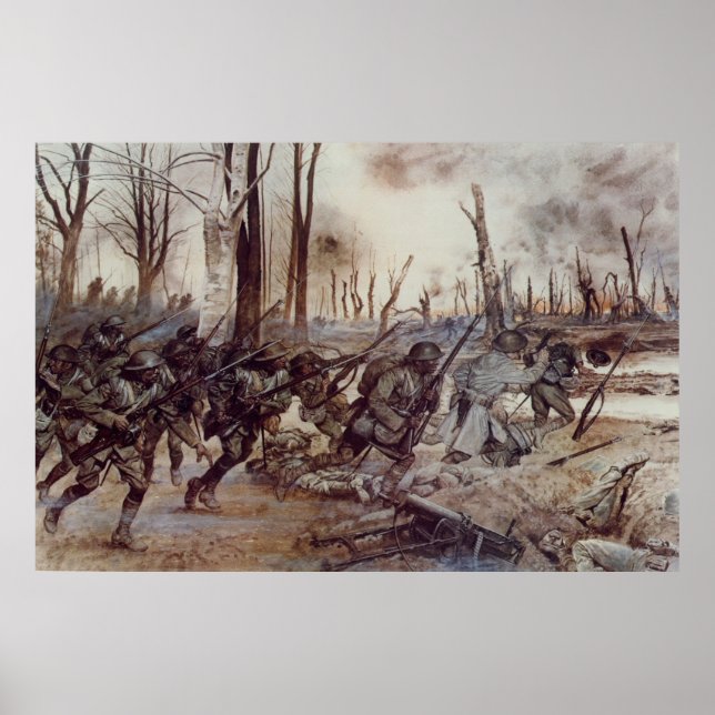 Hell Fighters From Harlem by H. Charles McBarron Poster (Front)