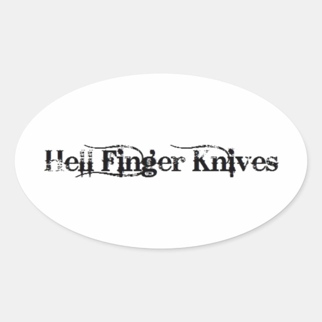 Hell Finger Knives Stickers (Front)
