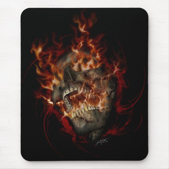 Hell Fire Mousepad (Front)