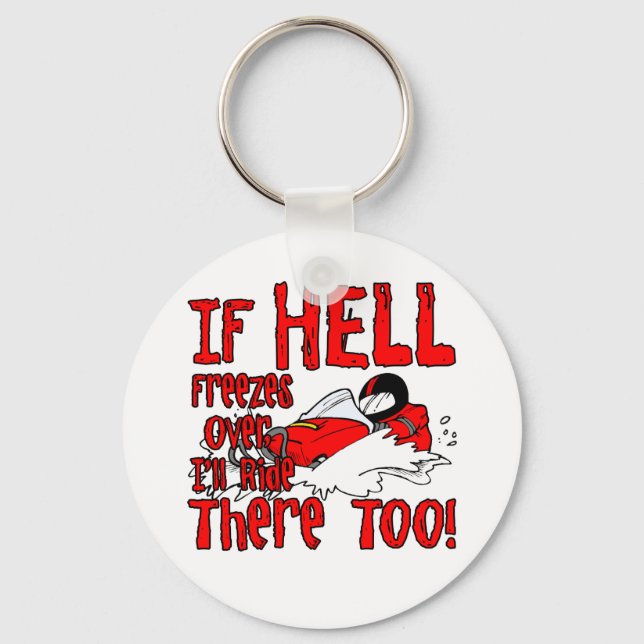 Hell Freezes Over Keychain (Front)