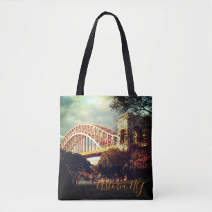 Hell Gate Bridge En Automne, Astoria, NY Sac fourr