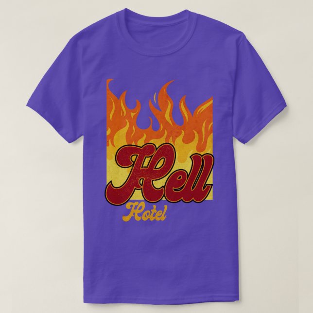 Hell Hotel Heavy Metal T-Shirt (Design Front)