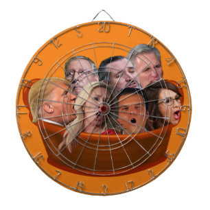 Hell in a Handbasket 2024 Funny Anti-Conservative Dartboard