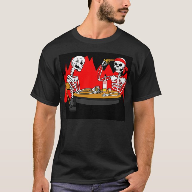 Hell Is For Skeletons T-Shirt (Front)