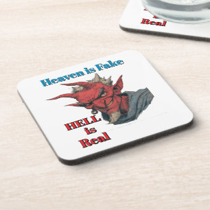 Hell Is Real Beverage Coaster