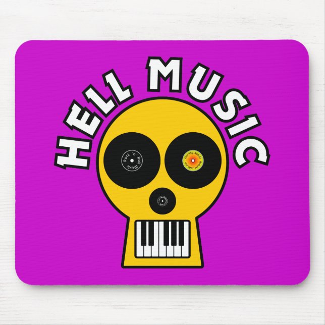 Hell Music Mouse Pad (Front)