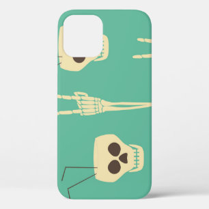 Hell Party: Skeleton Halloween Design iPhone 12 Case