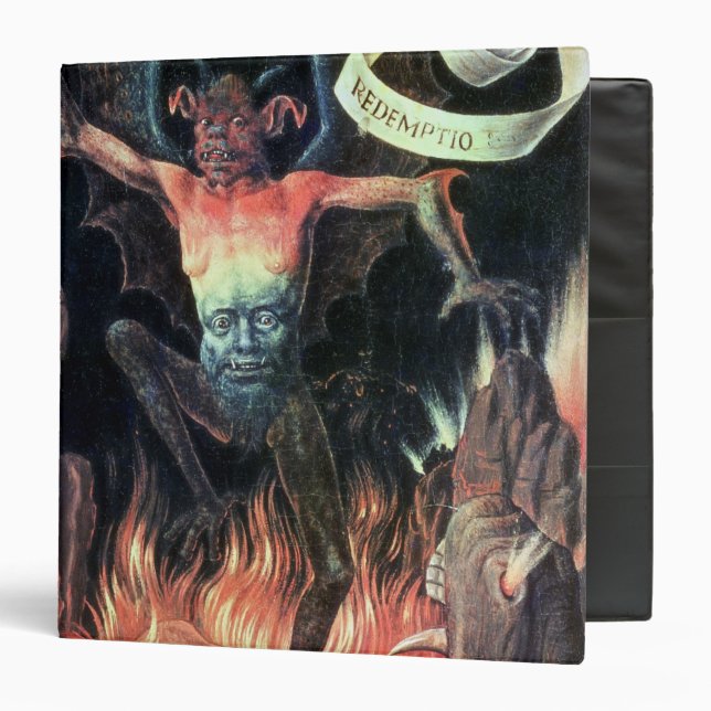 Hell, right hand panel from Triptych of Earthly Binder (Front/Inside)