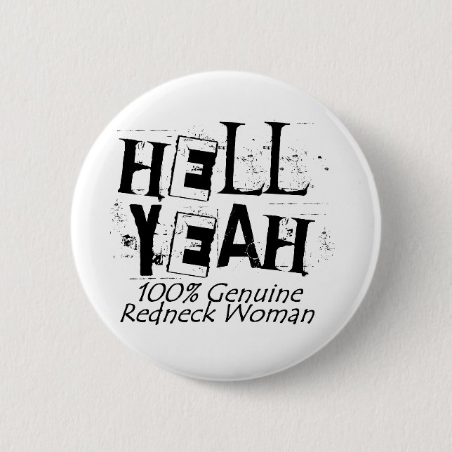 Hell Yeah 2 Inch Round Button (Front)