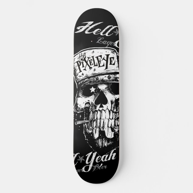 Hell Yeah Beer Skatedeck Skateboard (Front)