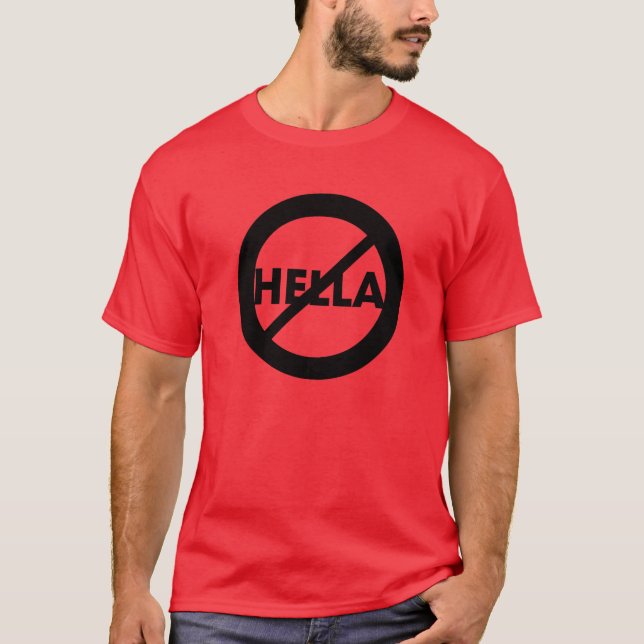 Hella is not a Word Shirt (Front)