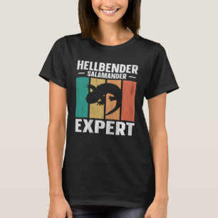 Hellbender Salamander Expert Amphibian T-Shirt