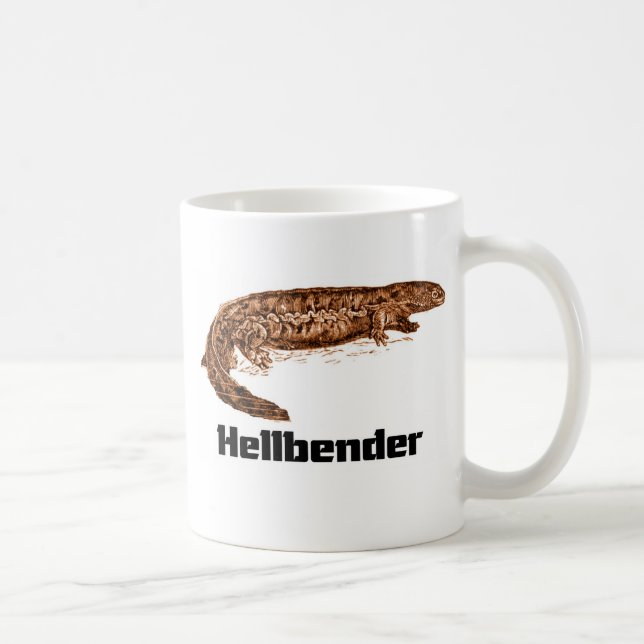 Hellbender t-shirt coffee mug (Right)