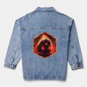 Hellbound Train Starting Its Journey Denim Jacket