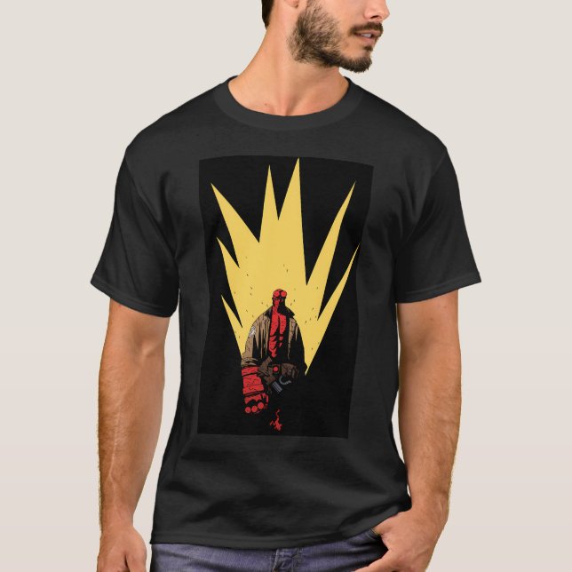 Hellboy Portrait T-Shirt (Front)
