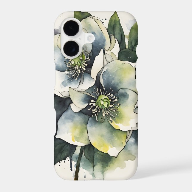 Hellebore - Watercolor flowers (Back)