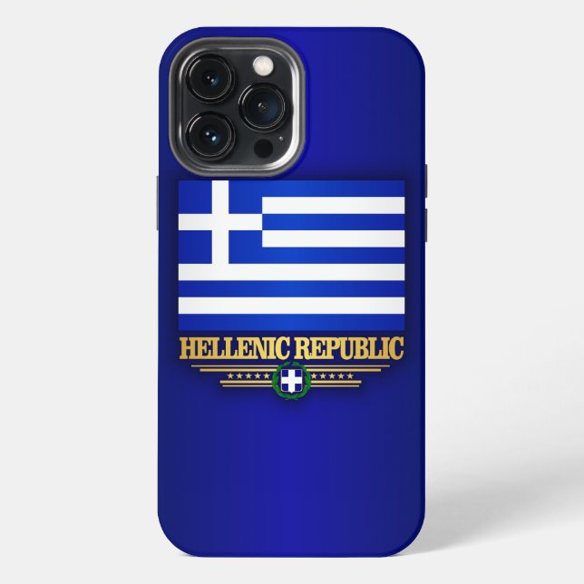 Hellenic Republic (Greece) iPhone Case (Back)