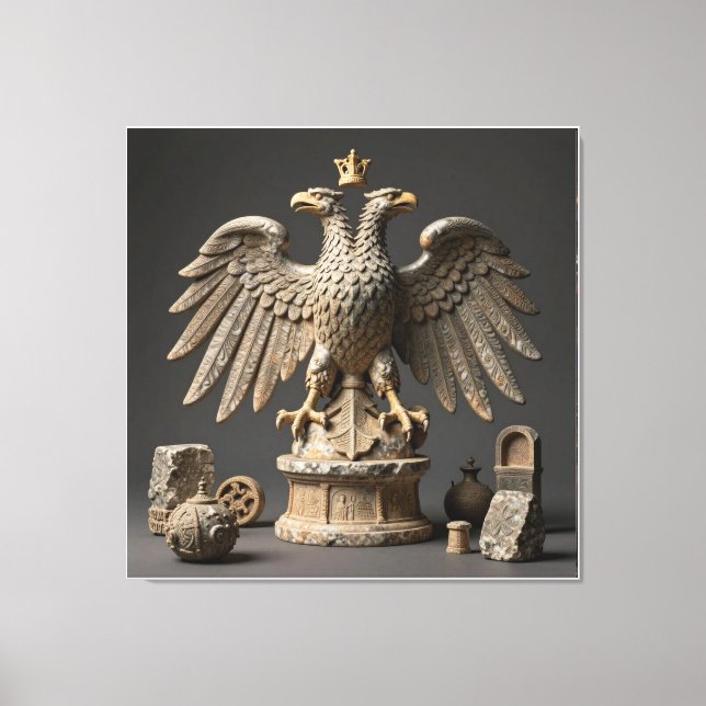 Hellenistic Era Sacred Eagle Canvas Print (Front)