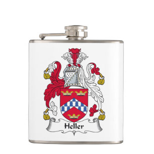 Heller Family Crest Hip Flask