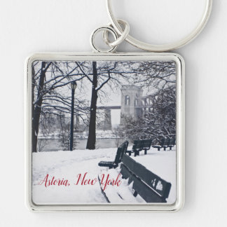 Hellgate Bridge, Astoria, NY Square Keychain