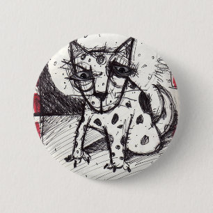 hellhound 2 inch round button