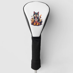 Hellhound Husky Dog Golf Head Cover
