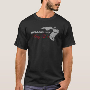 Hellhound Muay Thai Vicious Pit Bull Dog T-Shirt