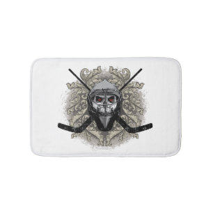 Hellish Hockey Goalie Bath Mat