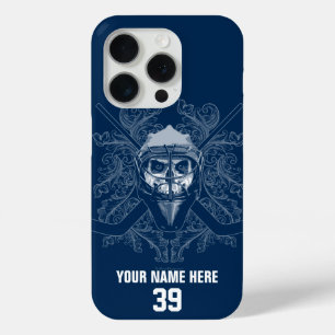 Hellish Hockey Goalie iPhone 15 Pro Case