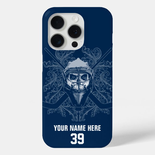 Hellish Hockey Goalie Case-Mate iPhone Case (Back)