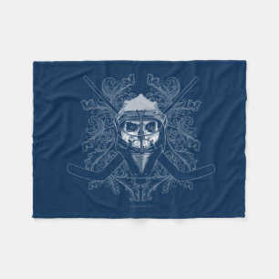 Hellish Hockey Goalie Fleece Blanket