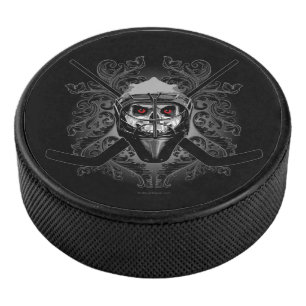 Hellish Hockey Goalie Hockey Puck