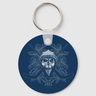 Hellish Hockey Goalie Keychain