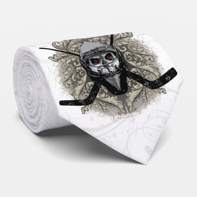 Hellish Hockey Goalie Tie (Rolled)