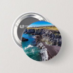 Hellnahraun Coast, Iceland 2 Inch Round Button