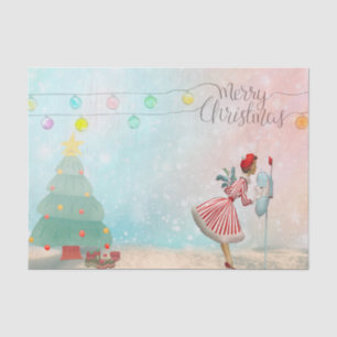 Hello 1950s Christmas! Tissue Paper