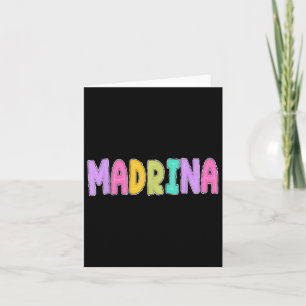 Hello 1st Grade Kindergarten Godmom Madrina  Card