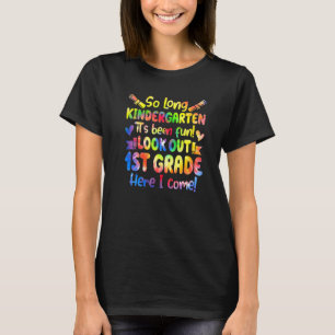 Hello 1st Grade Teacher Student Back To School Tie T-Shirt