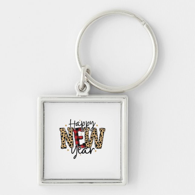 Hello 2022 Happy New Year 2022 Keychain (Front)