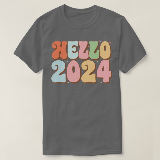 Hello 2024 2 T-Shirt (Design Front)