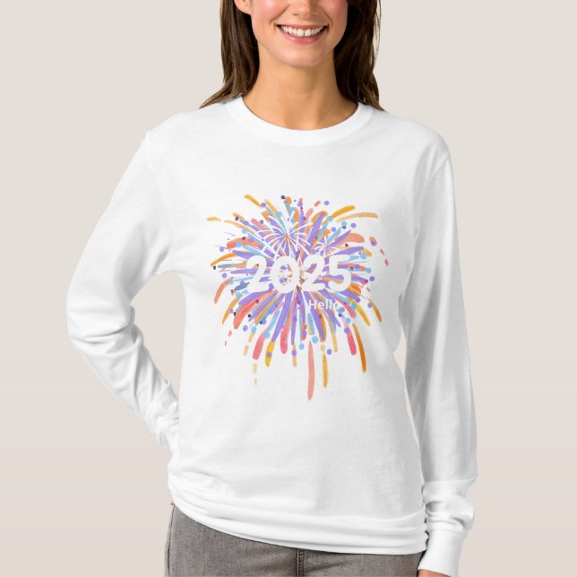Hello 2025 T-Shirt (Front)