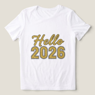 Hello 2026 Couple Matching T-Shirts