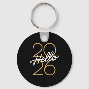Hello 2026 New Year Celebration Eve Party Men Wome Keychain