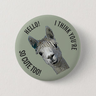 Hello 2 Inch Round Button